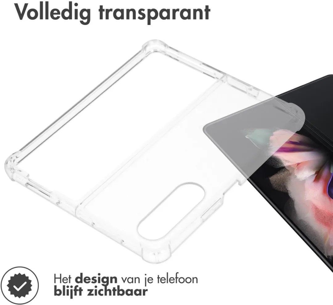 Accezz Hoesje Samsung Galaxy Z Fold 4 - Transparant