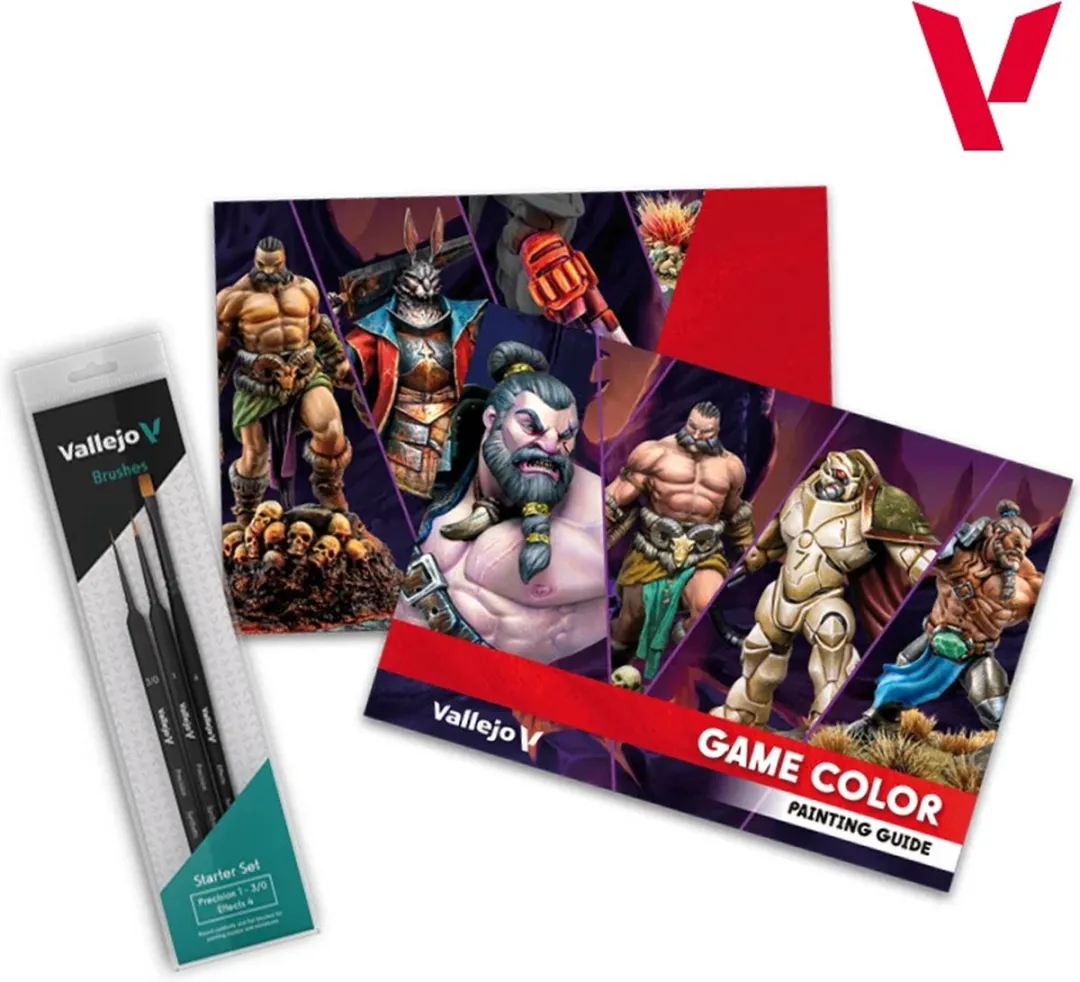 Vallejo Game Color Acrylverfset 48x18ml - met penselen