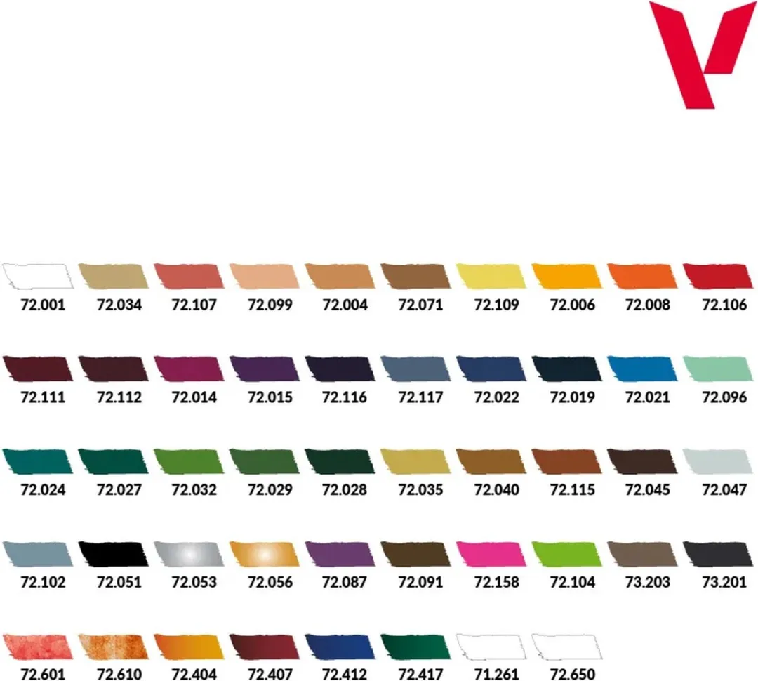 Vallejo Game Color Acrylverfset 48x18ml - met penselen