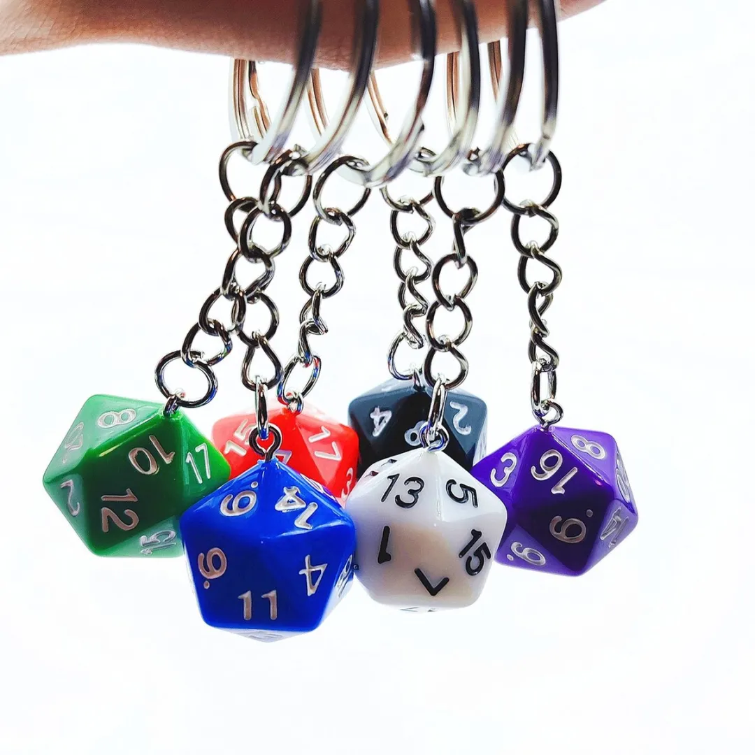Lapi Toys Dungeons & Dragons Acryl Sleutelhanger - Wit