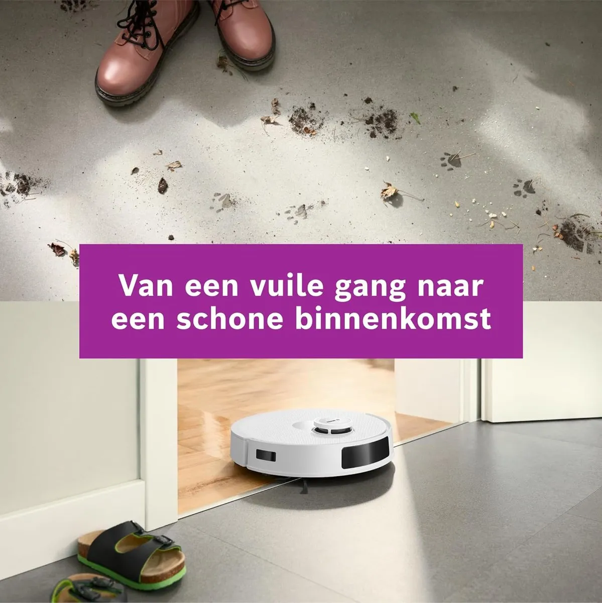 Bosch Spotless BCRD1W Robotstofzuiger - 11.000 Pa Wit