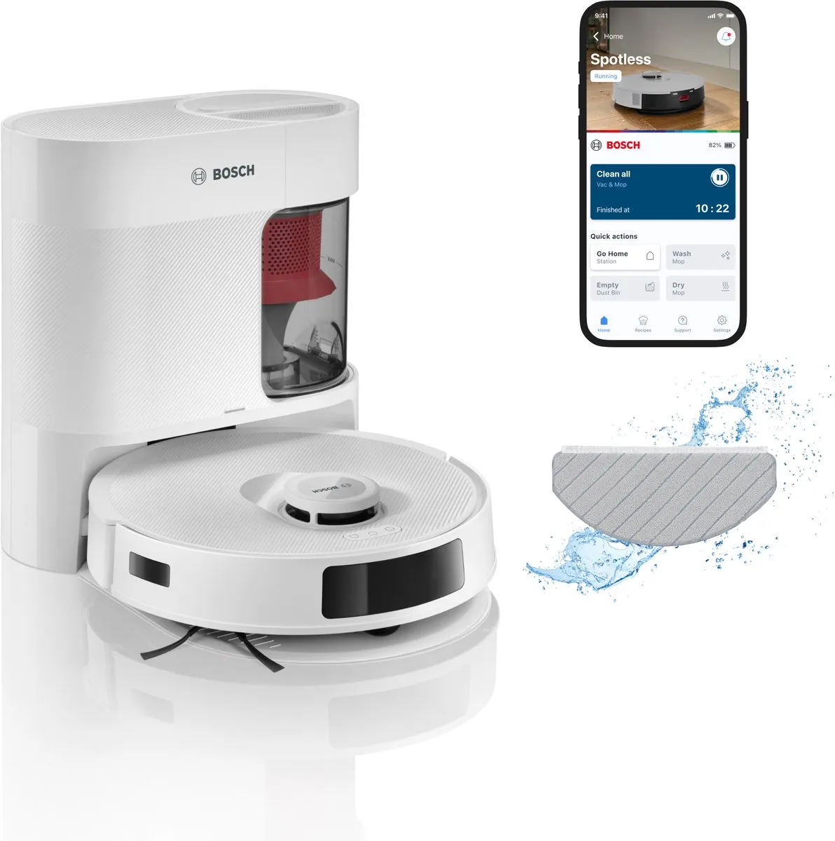 Bosch Spotless BCRD1W Robotstofzuiger
