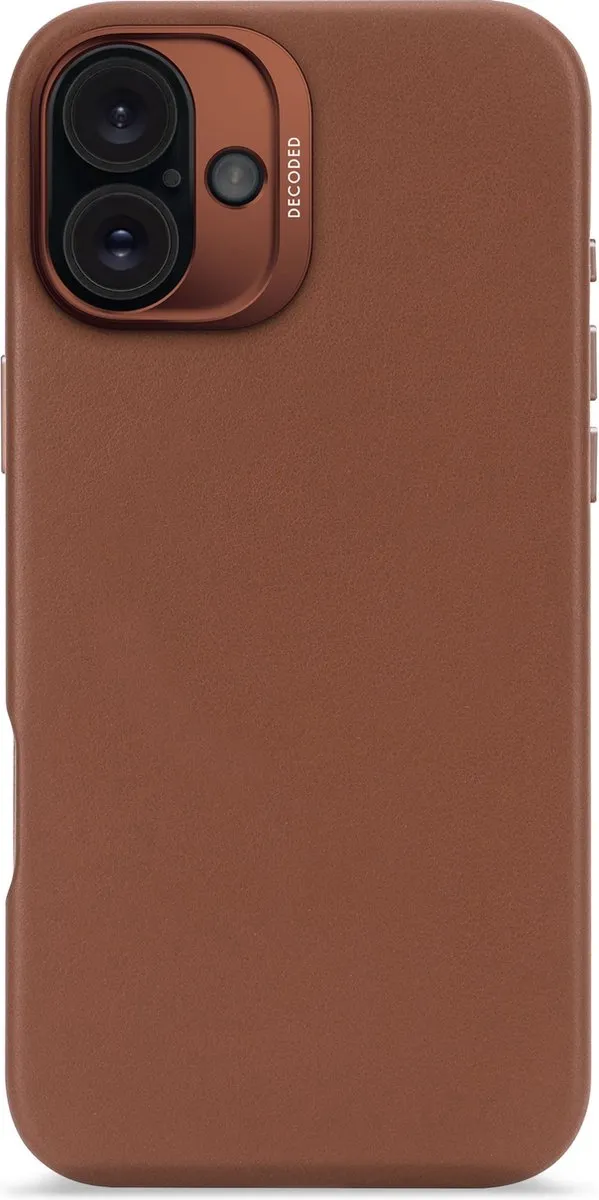 Decoded Leren Hoesje iPhone 16 Plus