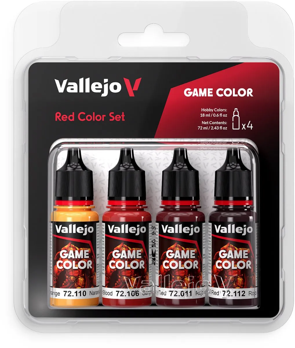 Vallejo Game Color Acrylverfset 4x18ml