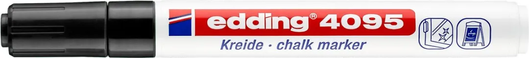 edding Krijtmarkers 4095 - Zwart - afbeelding 6 van 6