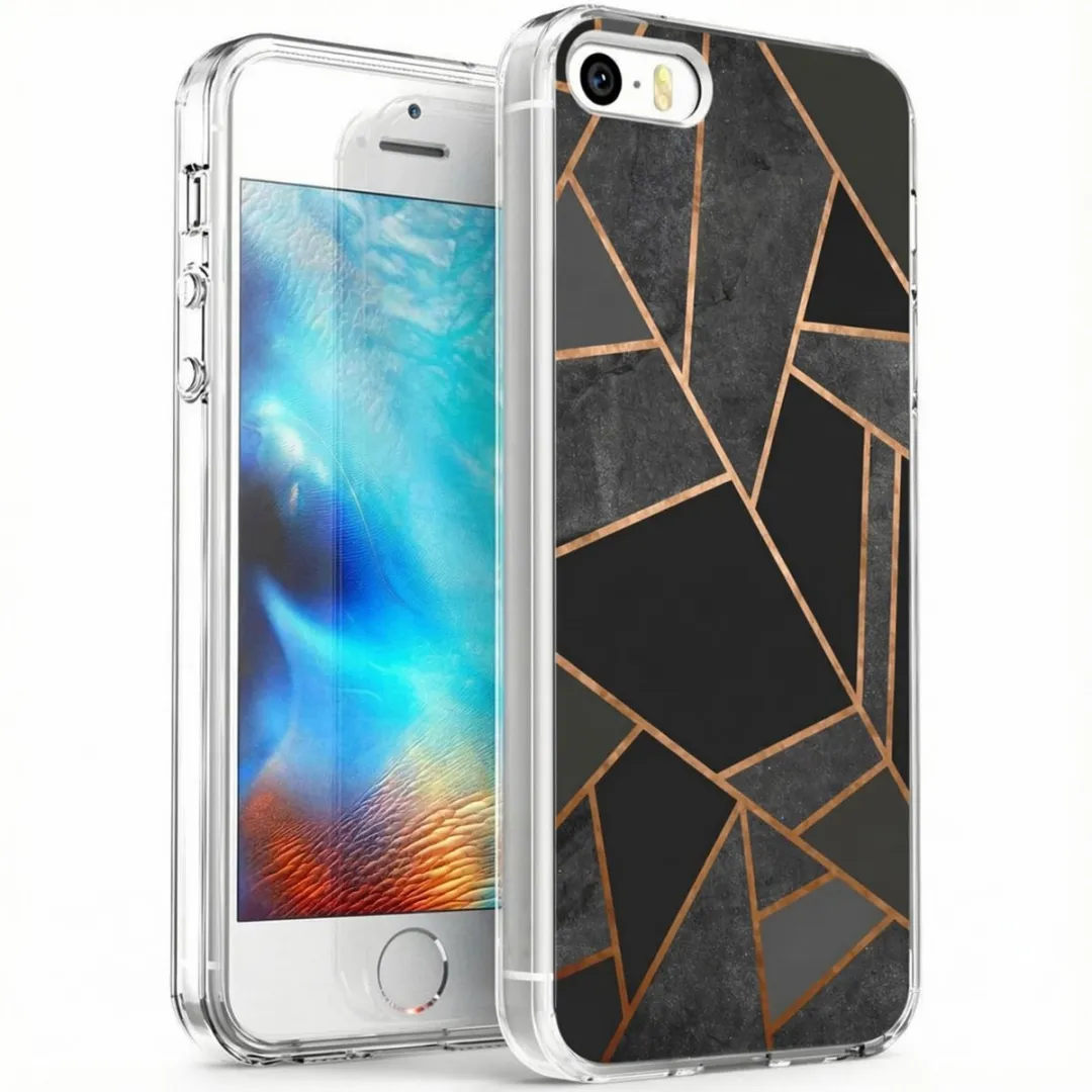 Imoshion Hoesje iPhone 5/5s/SE Black Graphic