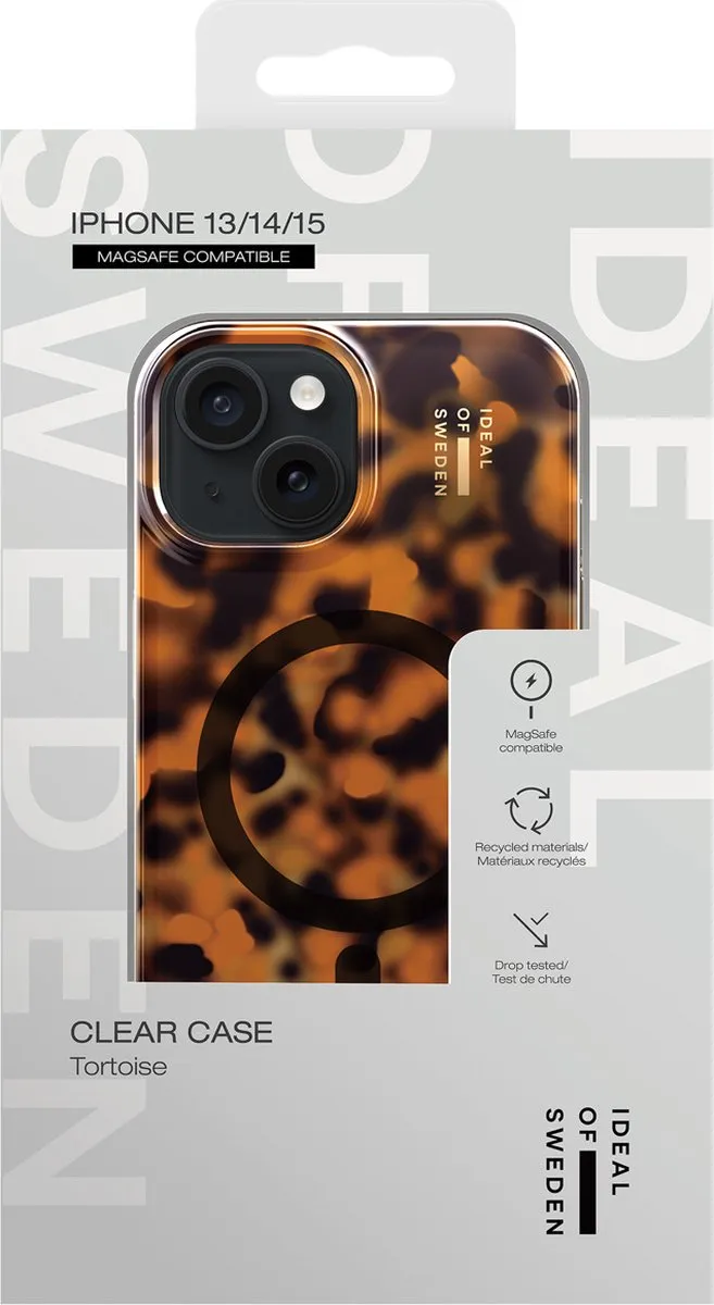 iDeal of Sweden Clear Case iPhone 13/14/15/16 MagSafe - Tortoise