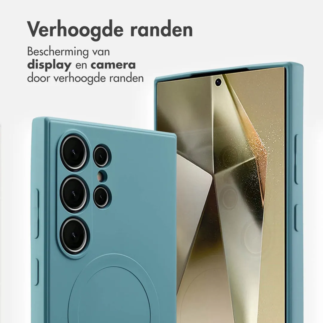 Imoshion Hoesje Samsung Galaxy S24 Ultra Smoke Green - MagSafe