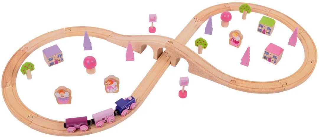 BIGJIGS Houten Treinset BJT022