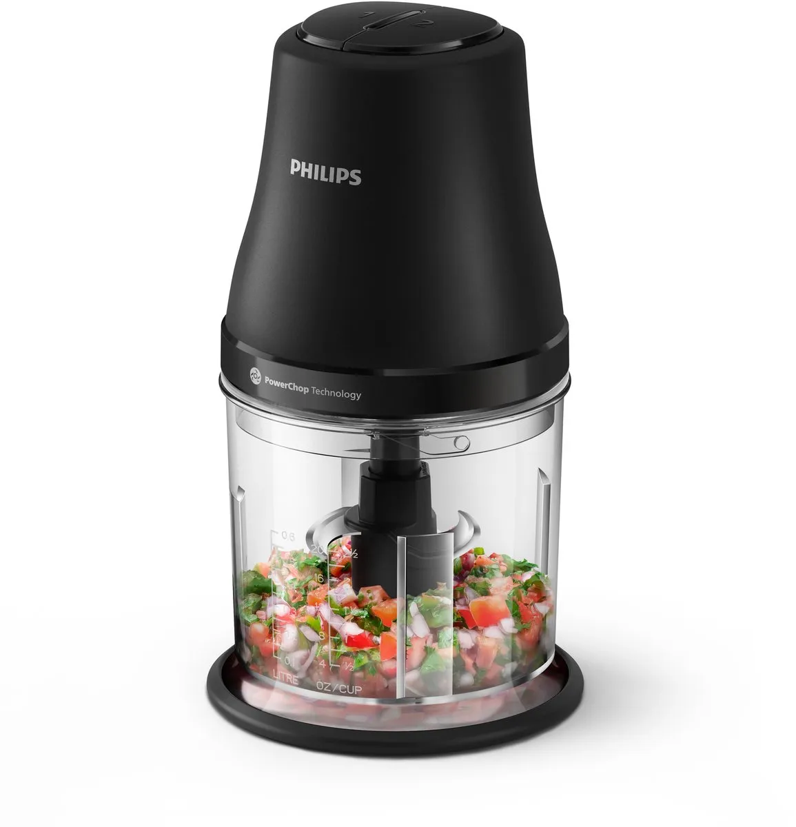 Philips HR1501/00 Elektrische Hakmolen 450W - 1L - Zwart - afbeelding 6 van 6