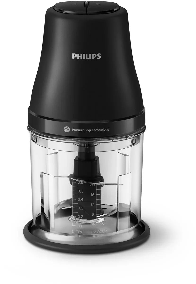 Philips HR1501/00 Elektrische Hakmolen 450W - 1L - Zwart