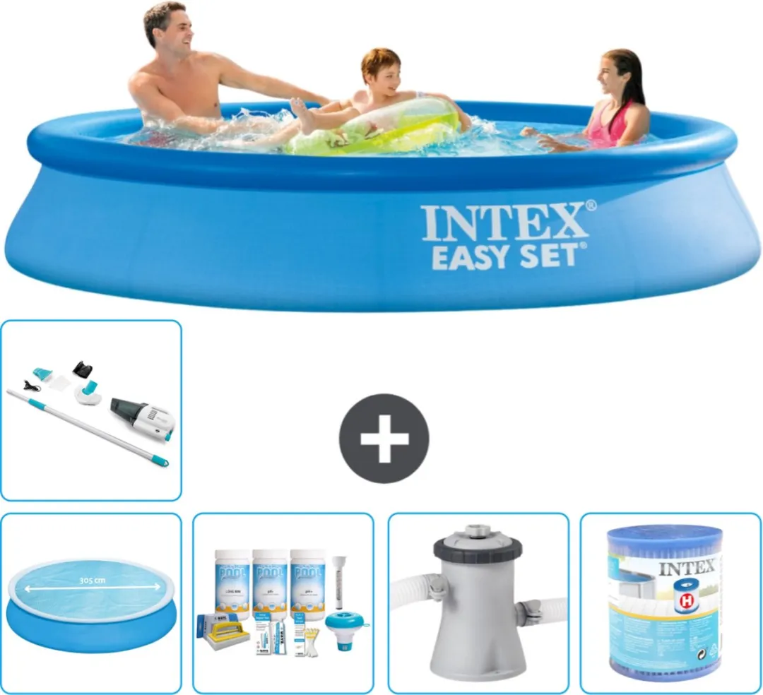 Intex Easy Set Zwembad 305x61cm - Blauw - 3077L