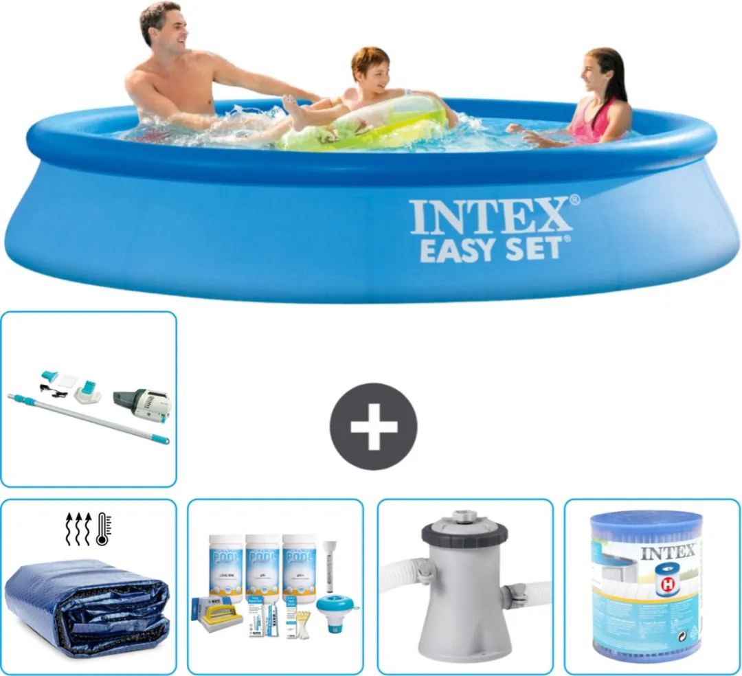 Intex Easy Set Zwembad 305x61cm - Blauw - 3077L