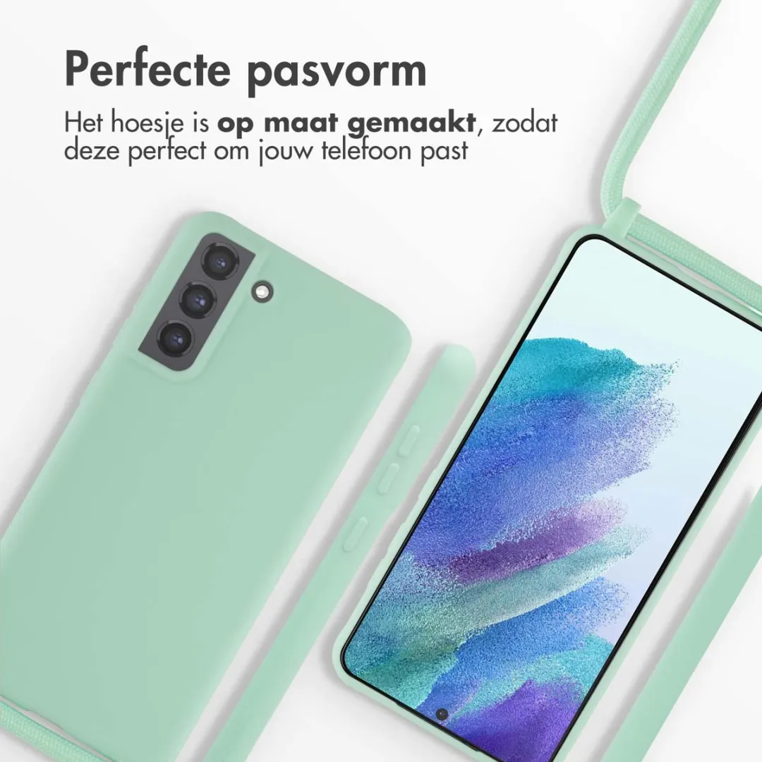Imoshion Siliconen Hoesje Samsung Galaxy S21 FE - Mintgroen