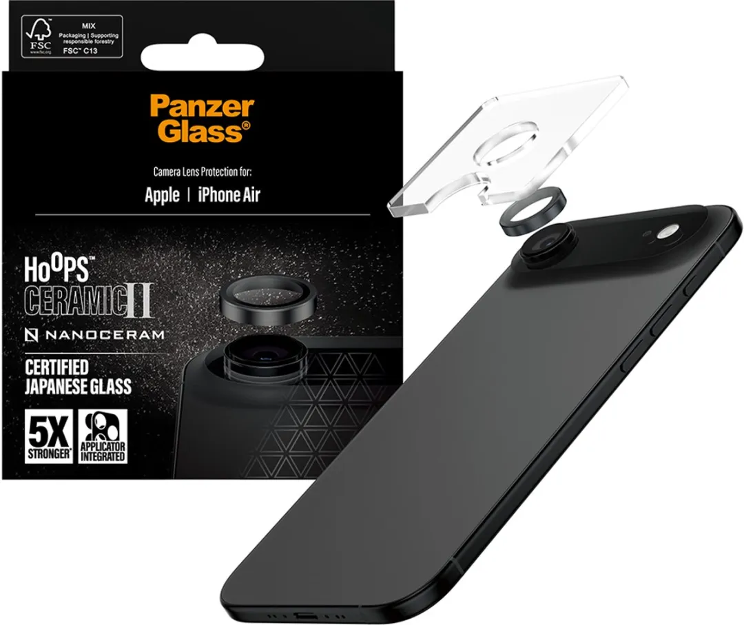 PanzerGlass Hoops Ceramic Camera Lens Protector PG11753 - iPhone 16 Pro/Pro Max