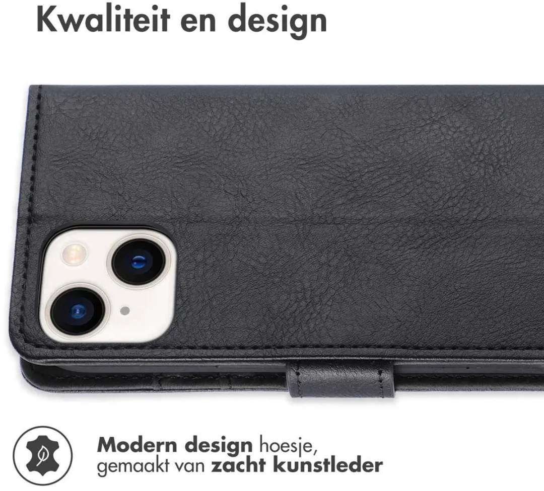 Imoshion Hoesje iPhone 13/14 - 3 Pasjes - Zwart