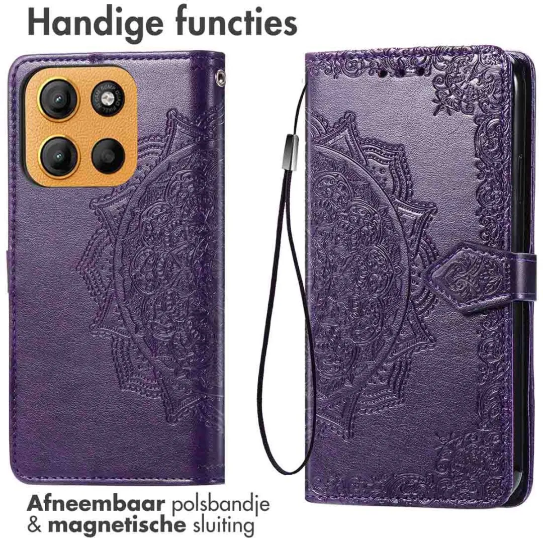 Imoshion Moto G15 Power Hoesje - Paars - afbeelding 2 van 5