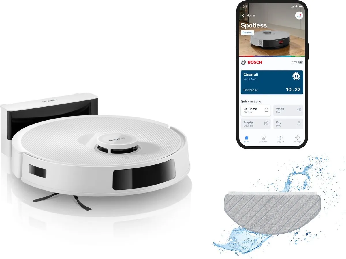 Bosch Spotless BCRC1W Robotstofzuiger