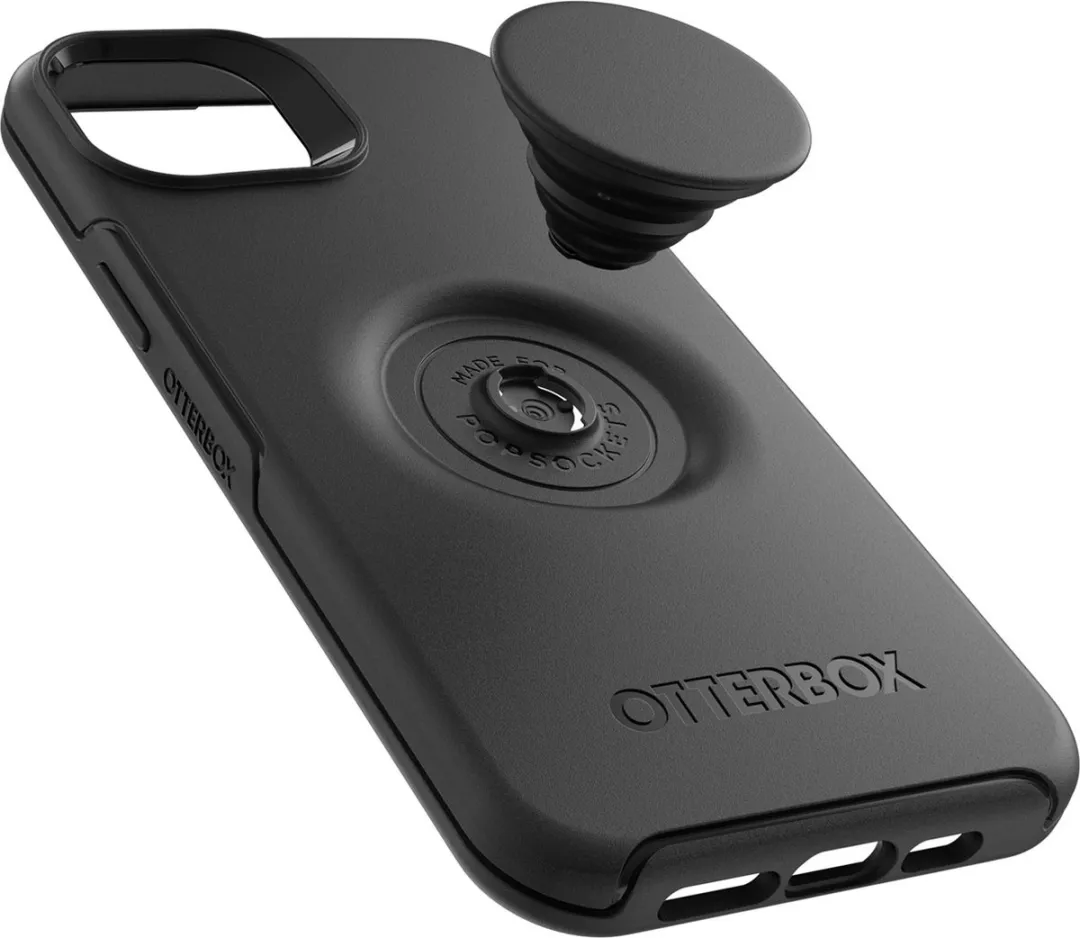 OtterBox Otter+Pop Symmetry iPhone 14 Plus Hoesje - Zwart - 77-88747 - afbeelding 2 van 6