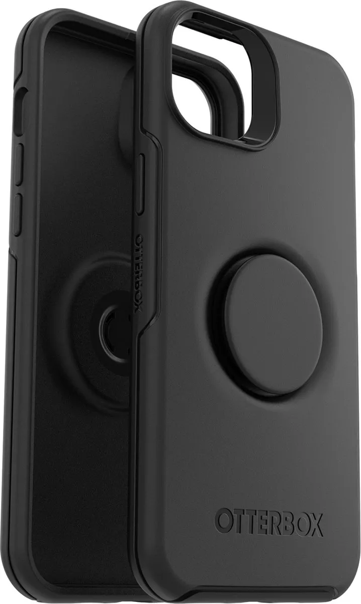 OtterBox Otter+Pop Symmetry iPhone 14 Plus Hoesje - Zwart - 77-88747 - afbeelding 3 van 6