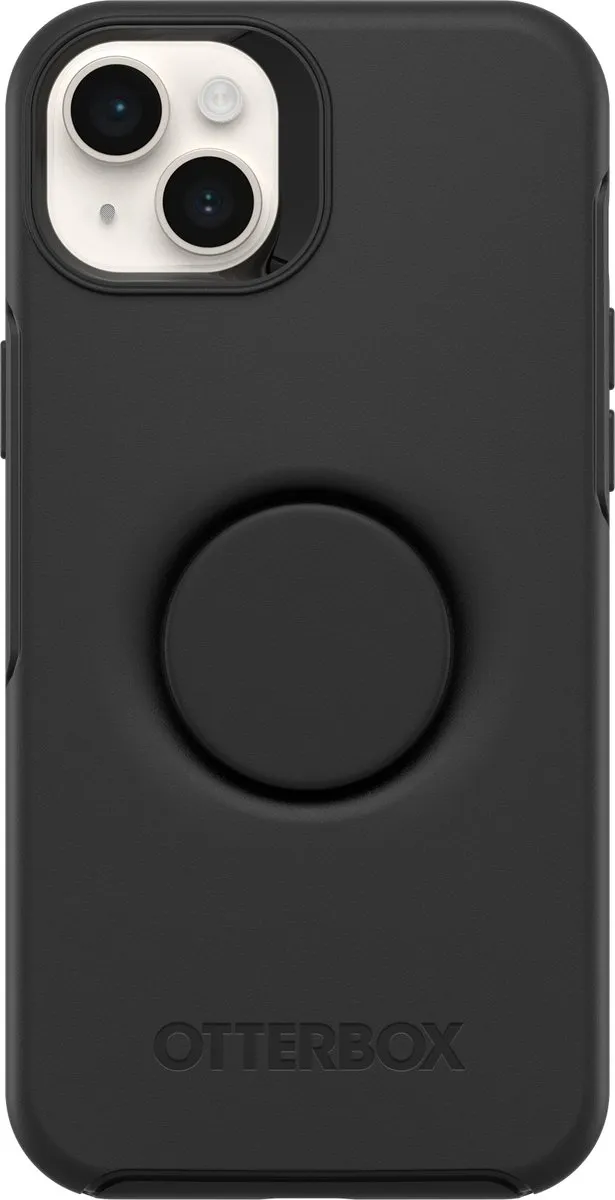 OtterBox Otter+Pop Symmetry iPhone 14 Plus Hoesje - Zwart - 77-88747 - afbeelding 4 van 6