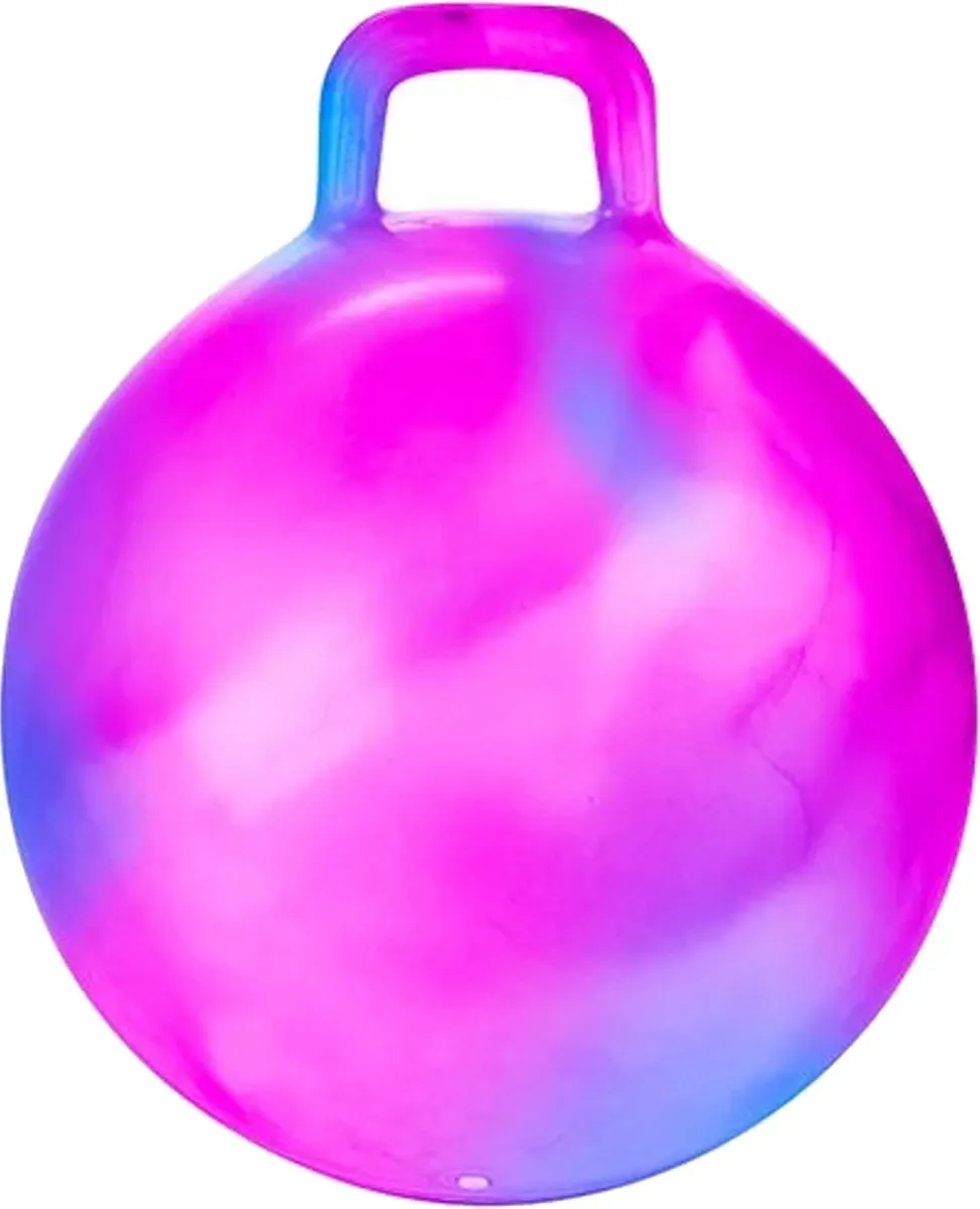 Toi-Toys Skippybal Marble - 2 Stuks - Roze/Blauw - Ø45cm