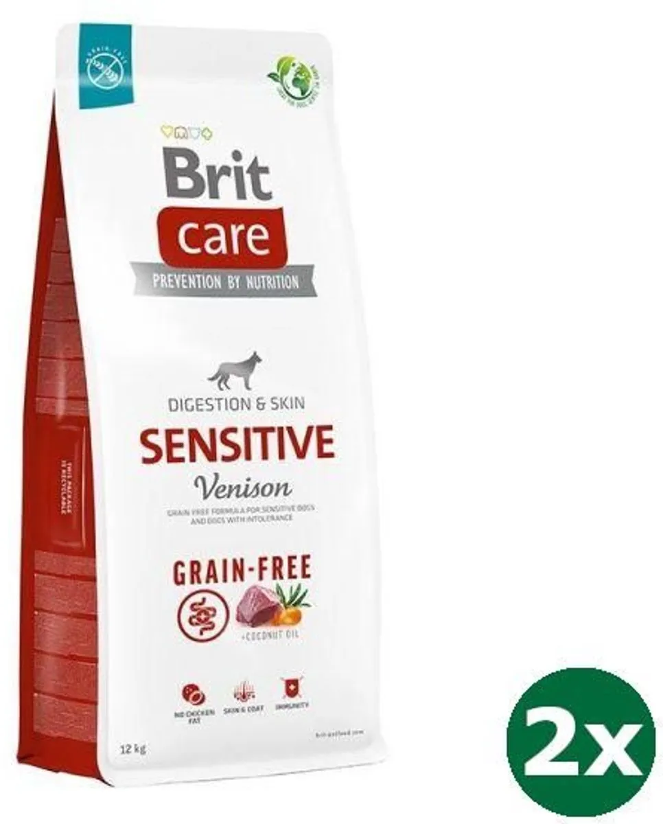 Brit Care Sensitive Hondenvoer 2x12kg