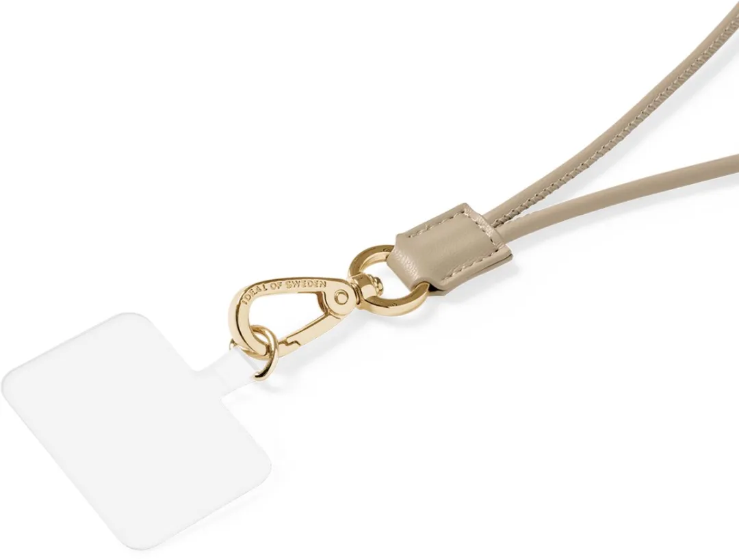 iDeal of Sweden Vegan Leather Phone Strap IDVLS-128 - Beige