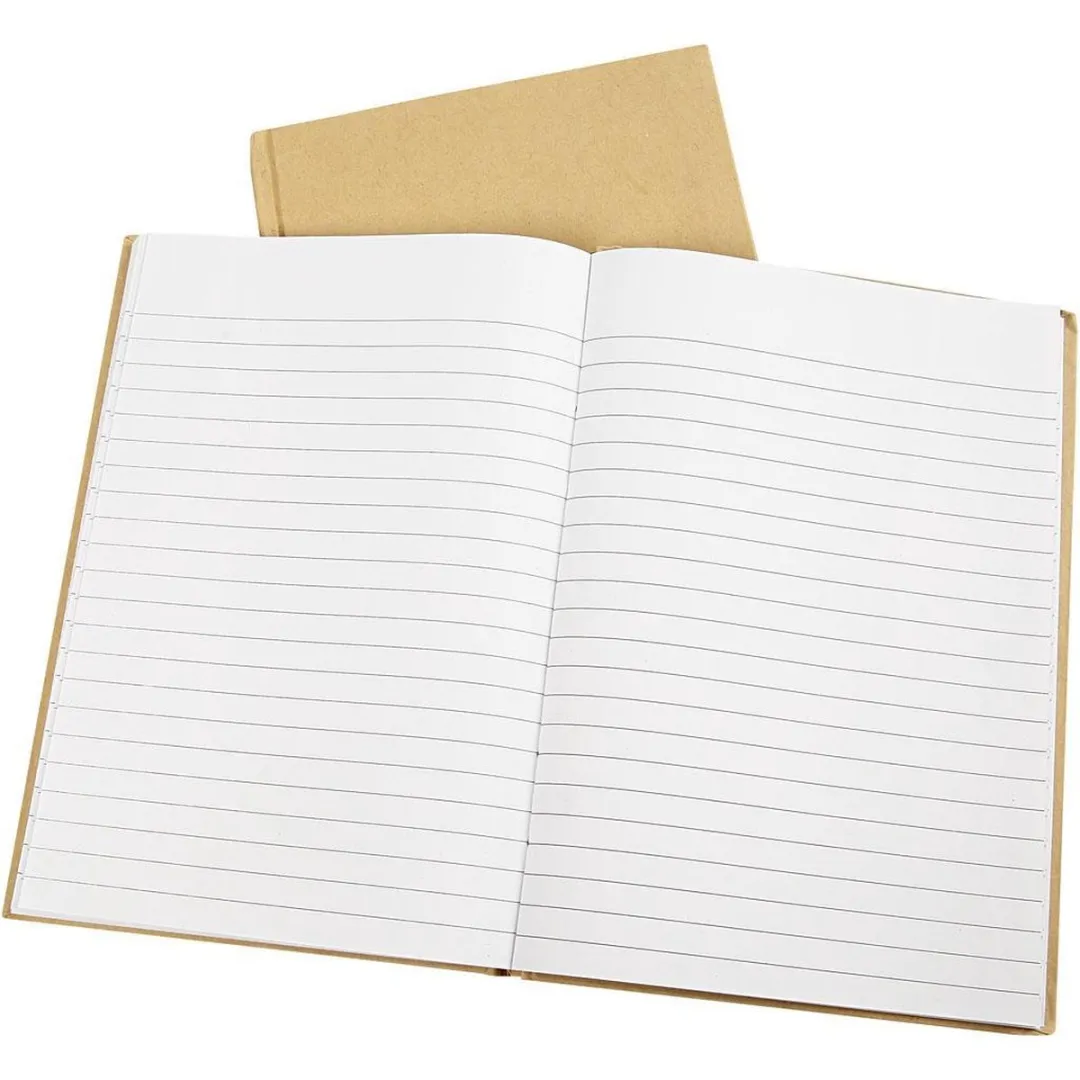 Creativ Company Papier Maché Notitieboek A5 - Bruin/Wit