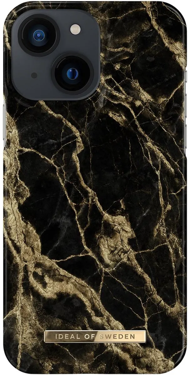 iDeal of Sweden iPhone 13 Mini Backcover Golden Smoke Marble