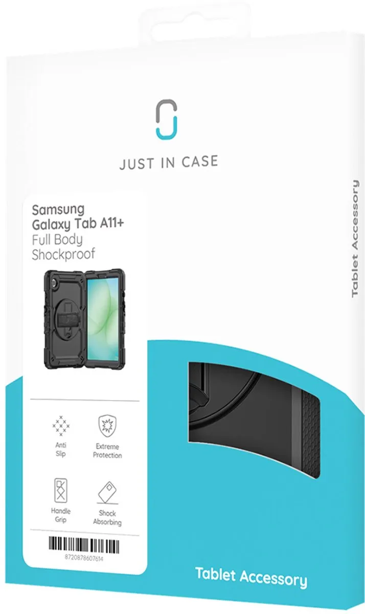 Just in Case Rugged Case 8720878607614 - Samsung Galaxy Tab A11 Plus - Zwart