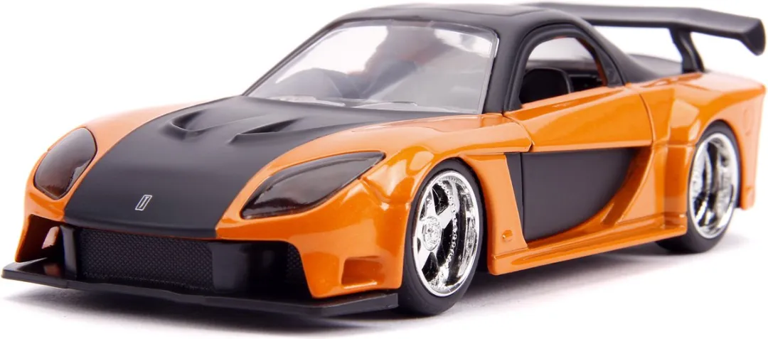 Jada Toys Fast & Furious Honda Civic Mazda RX-7 1:32 Duo Pack - Zwart/Oranje