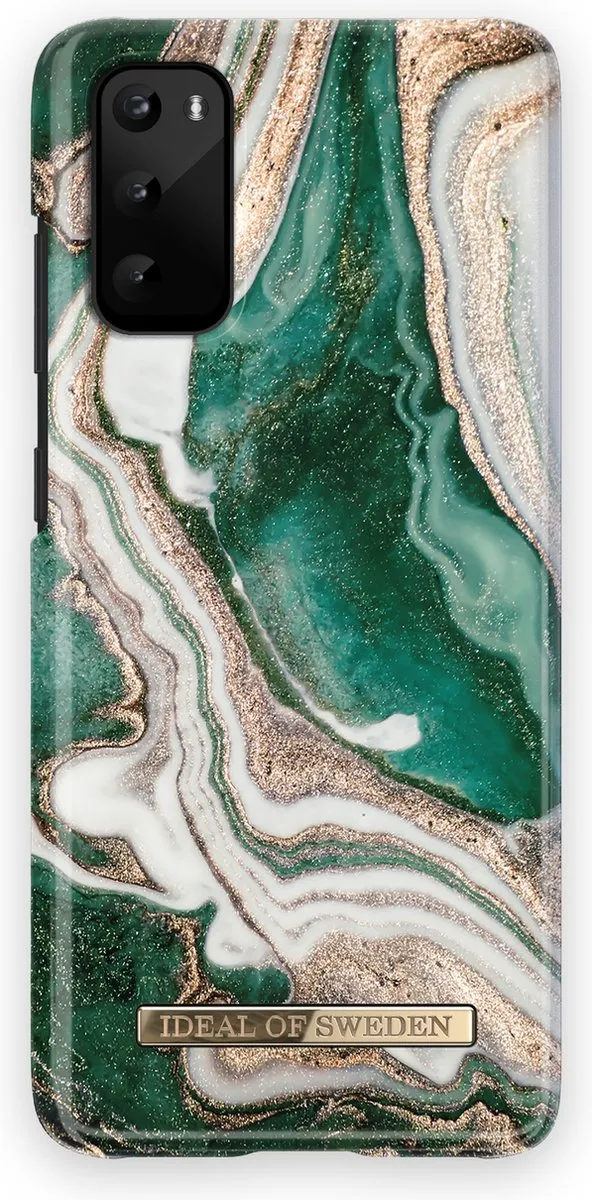 iDeal of Sweden Samsung Galaxy S20 Hoesje Golden Jade Marble - mpn-7340168799761 - afbeelding 2 van 6