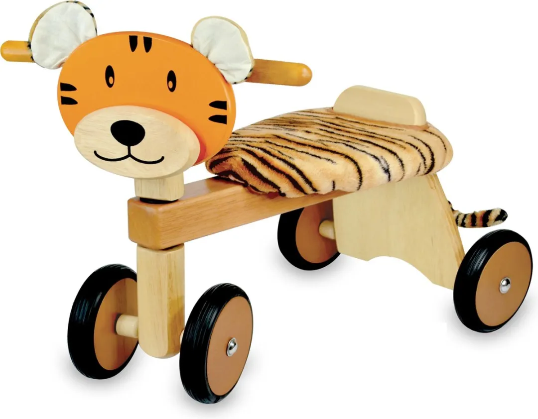 I'm Toy Loopfiets Tijger IM80006 - 4 Wielen 2.8 Inch - Oranje
