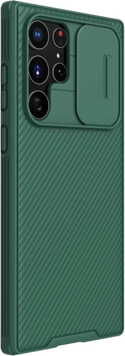 Nillkin CamShield Pro Hoesje Samsung Galaxy S22 Ultra - Groen