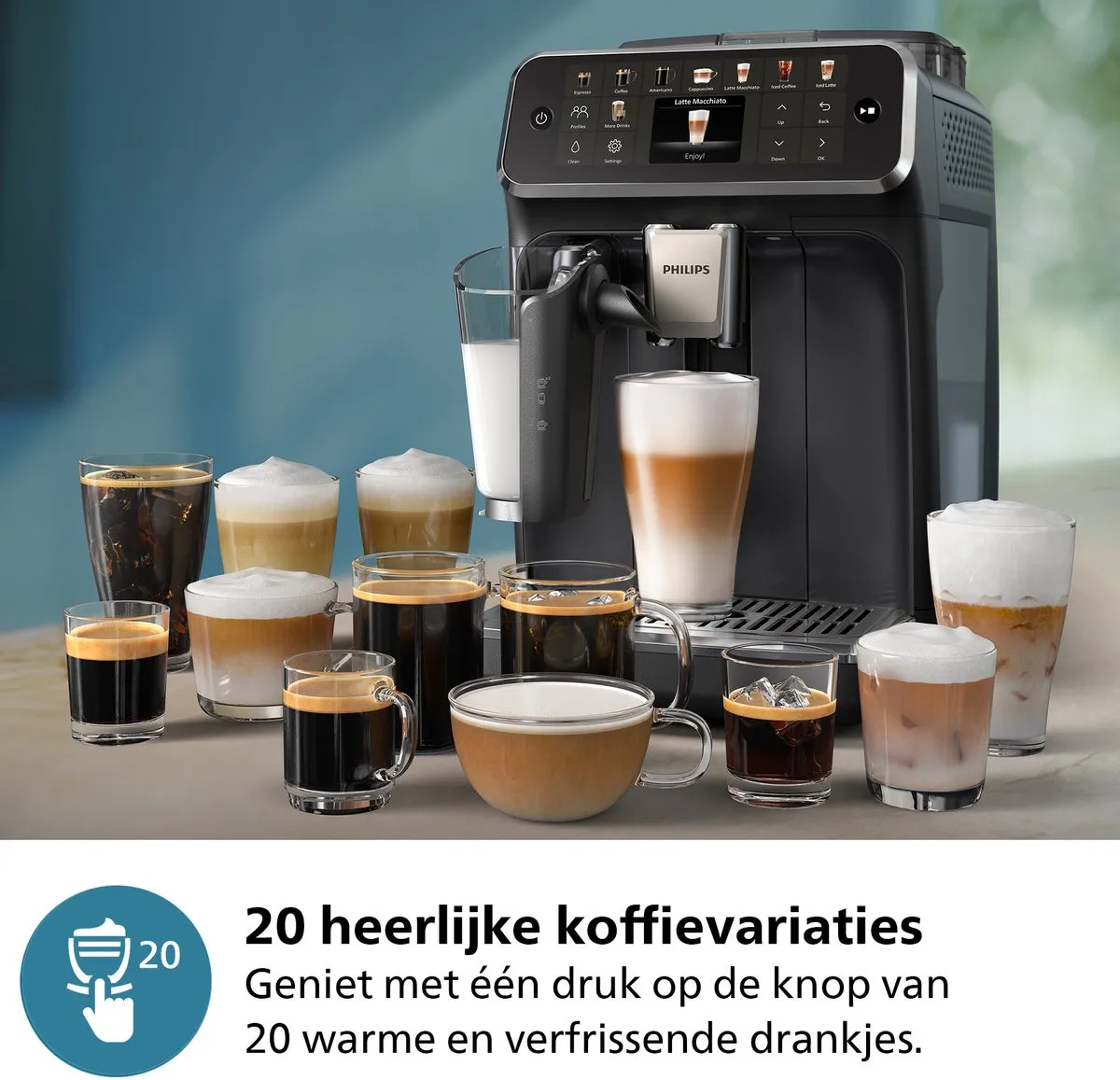 Philips 5500 Serie EP5541/50 Volautomatische Espressomachine - Zwart