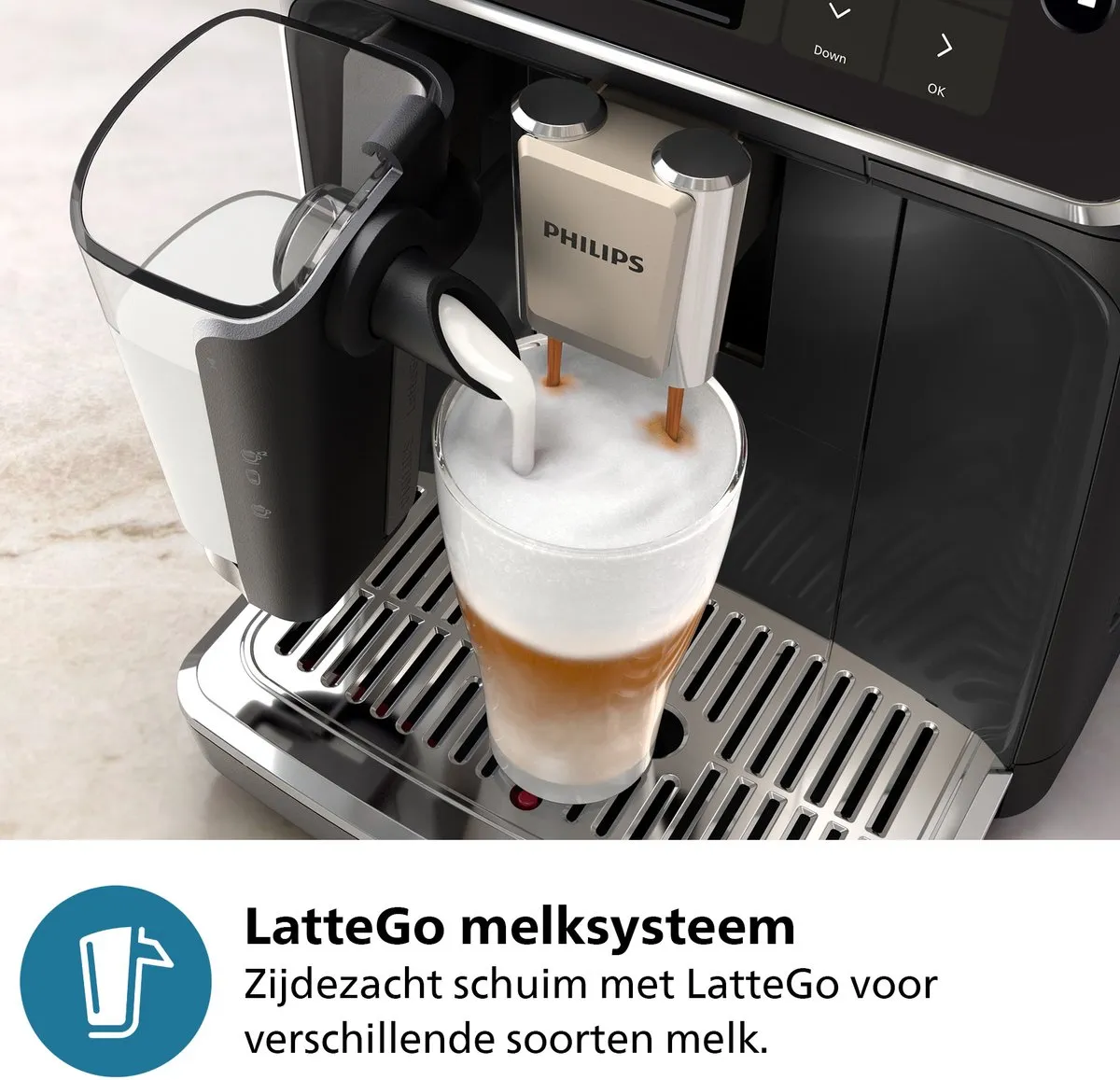 Philips 5500 Serie EP5541/50 Volautomatische Espressomachine - Zwart