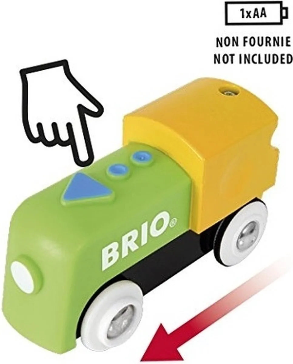BRIO Mijn Eerste Locomotief 33705 - Multikleur