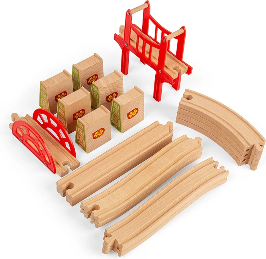 BIGJIGS Bridge Expansion Set BJT055 - 2 Stuks - Multi