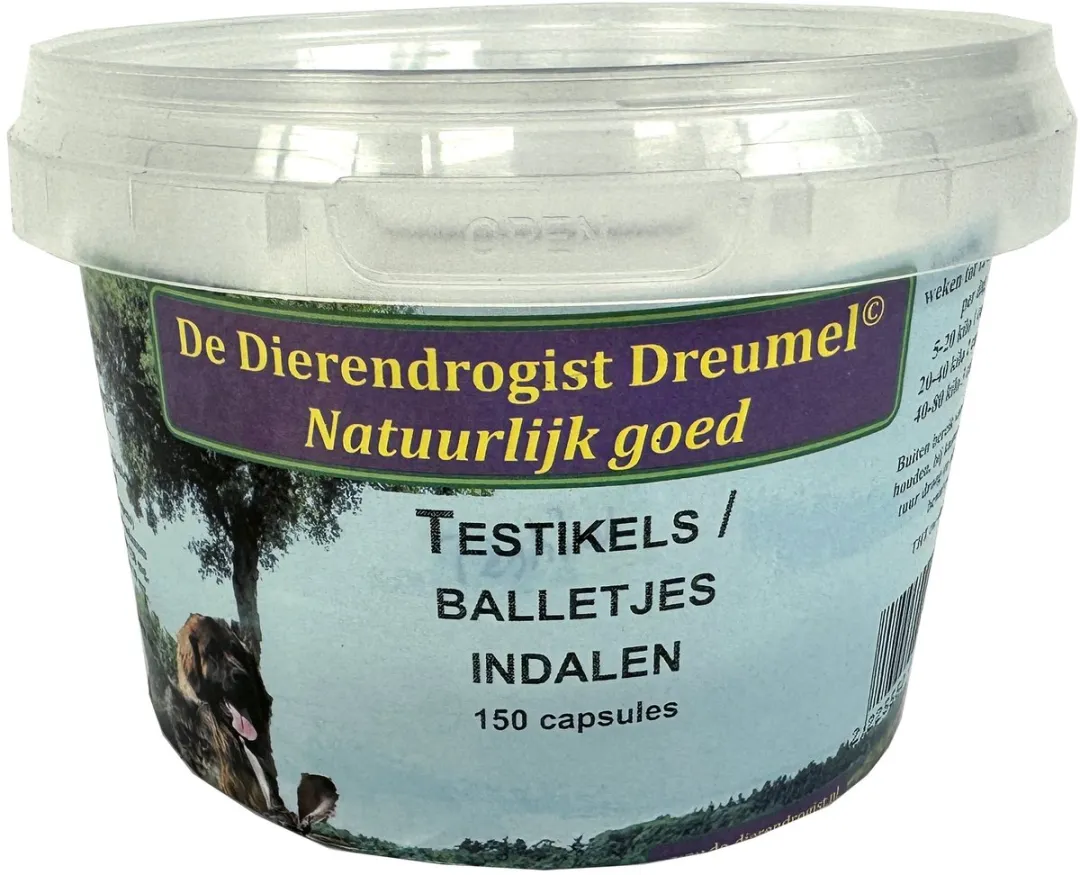 Dierendrogist Testikels Indalen Capsules