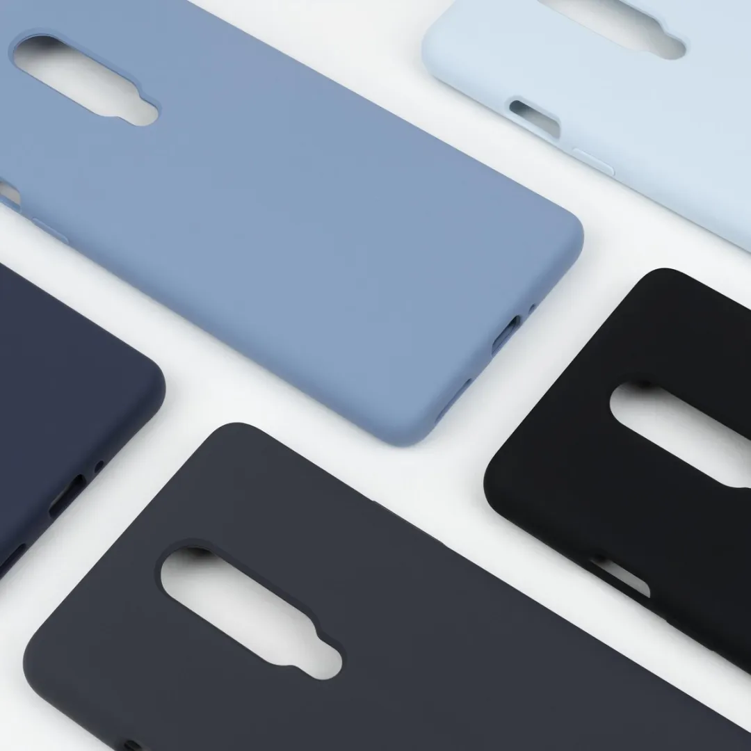 BMAX Siliconen Hoesje OnePlus 8 - Turquoise - BMAX12634856