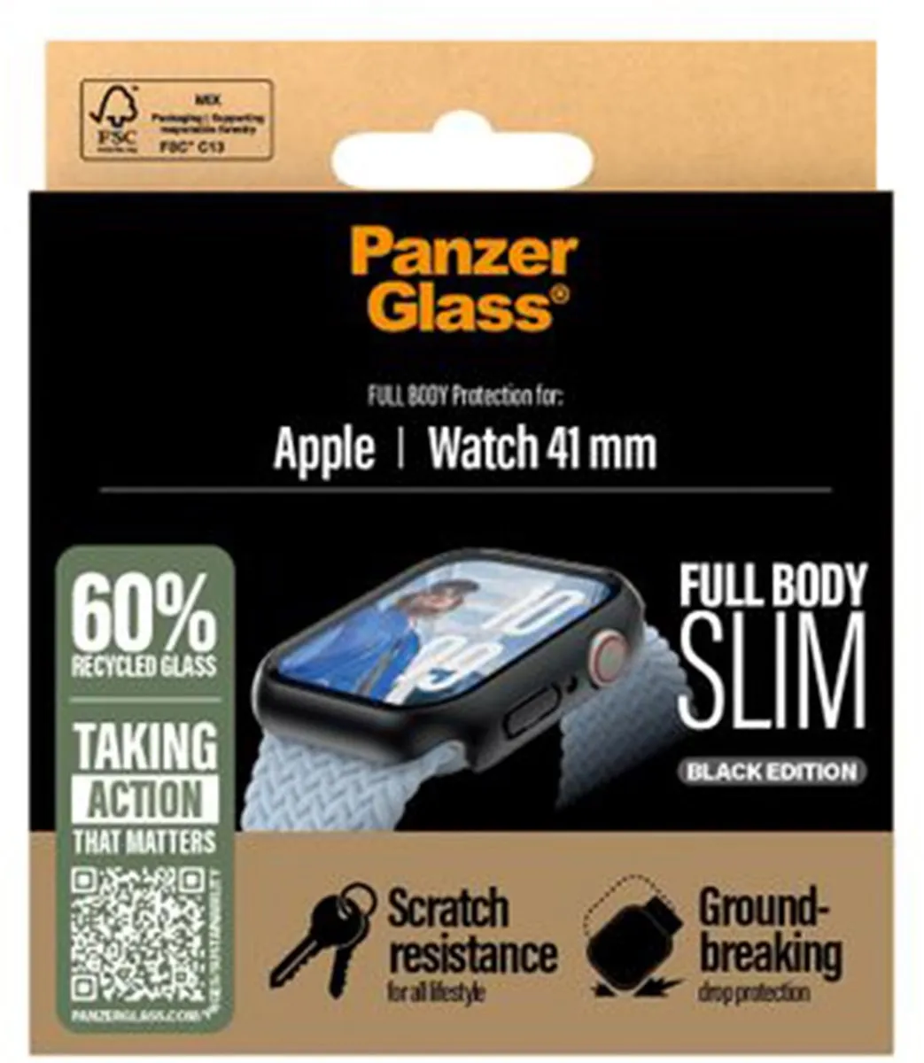 PanzerGlass Gehard Glas Apple Watch 10 42mm - 41mm Zwart