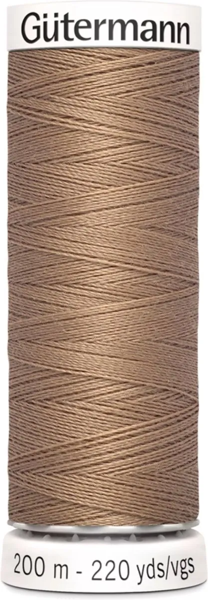 Gutermann Polyester Naaigaren 139 - 200m - Bruin - afbeelding 6 van 6
