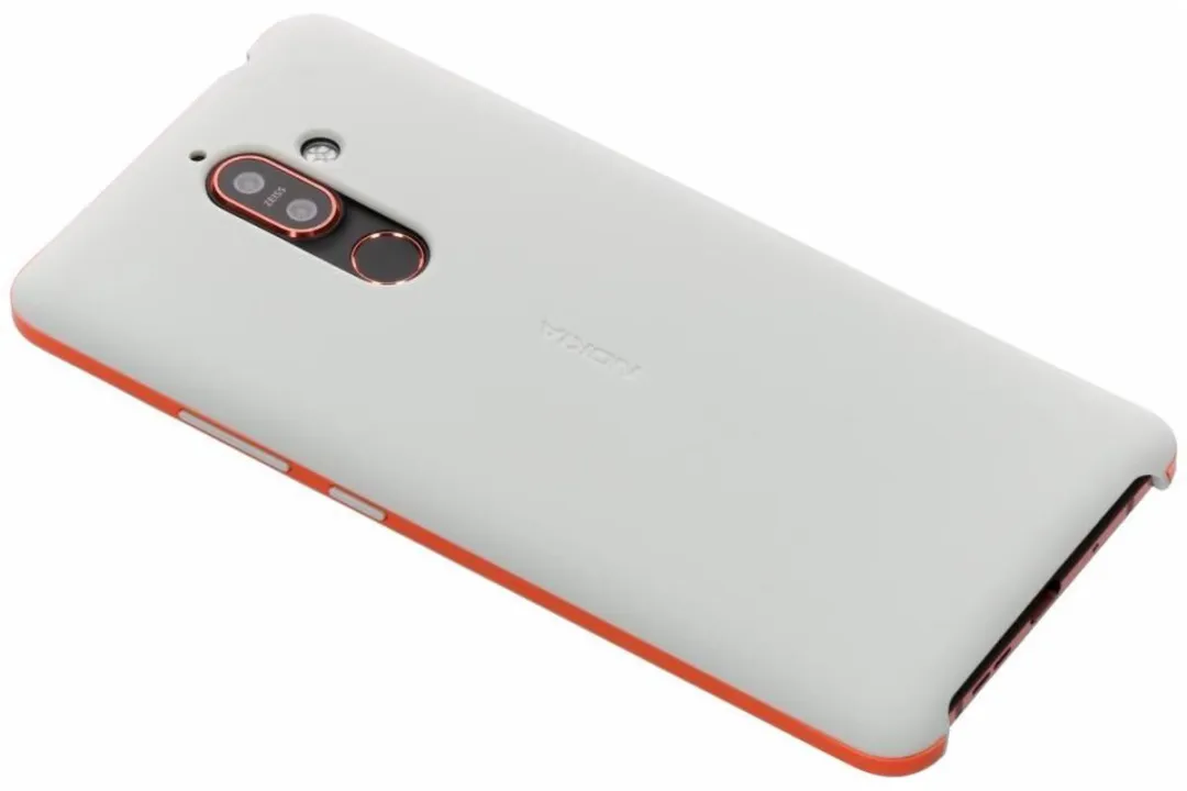 Just in Case N7P01280702 Soft Touch Hoesje - Nokia 7 Plus - Grijs