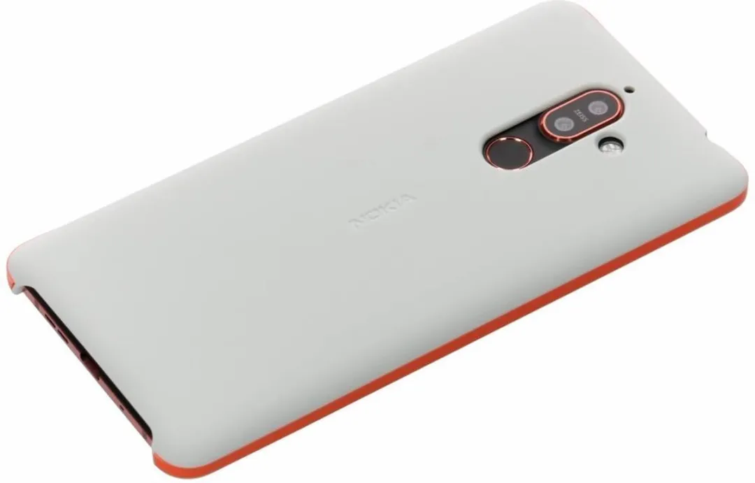 Just in Case N7P01280702 Soft Touch Hoesje - Nokia 7 Plus - Grijs
