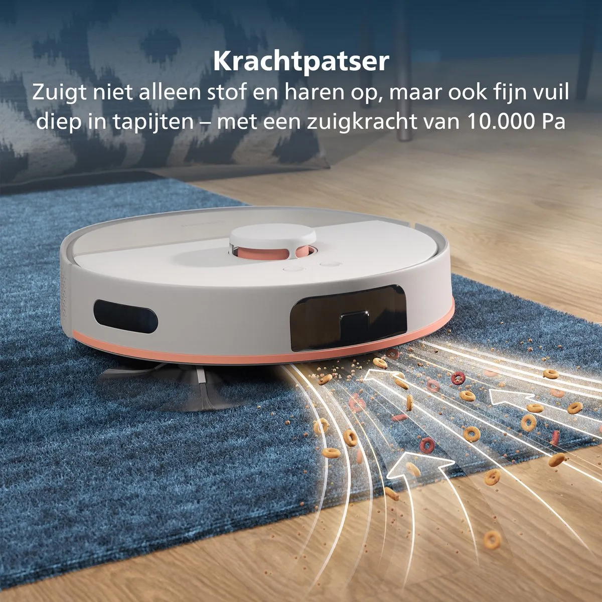 Philips HomeRun 5000 XU5100/20 Robotstofzuiger - 10000 Pa - Grijs
