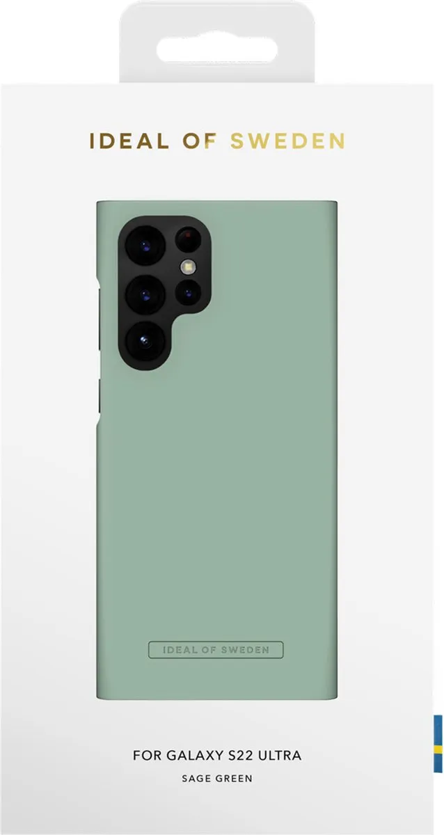 iDeal of Sweden Seamless Hoesje Samsung Galaxy S22 Ultra - Sage Groen - IDFCSS22-S22U-419