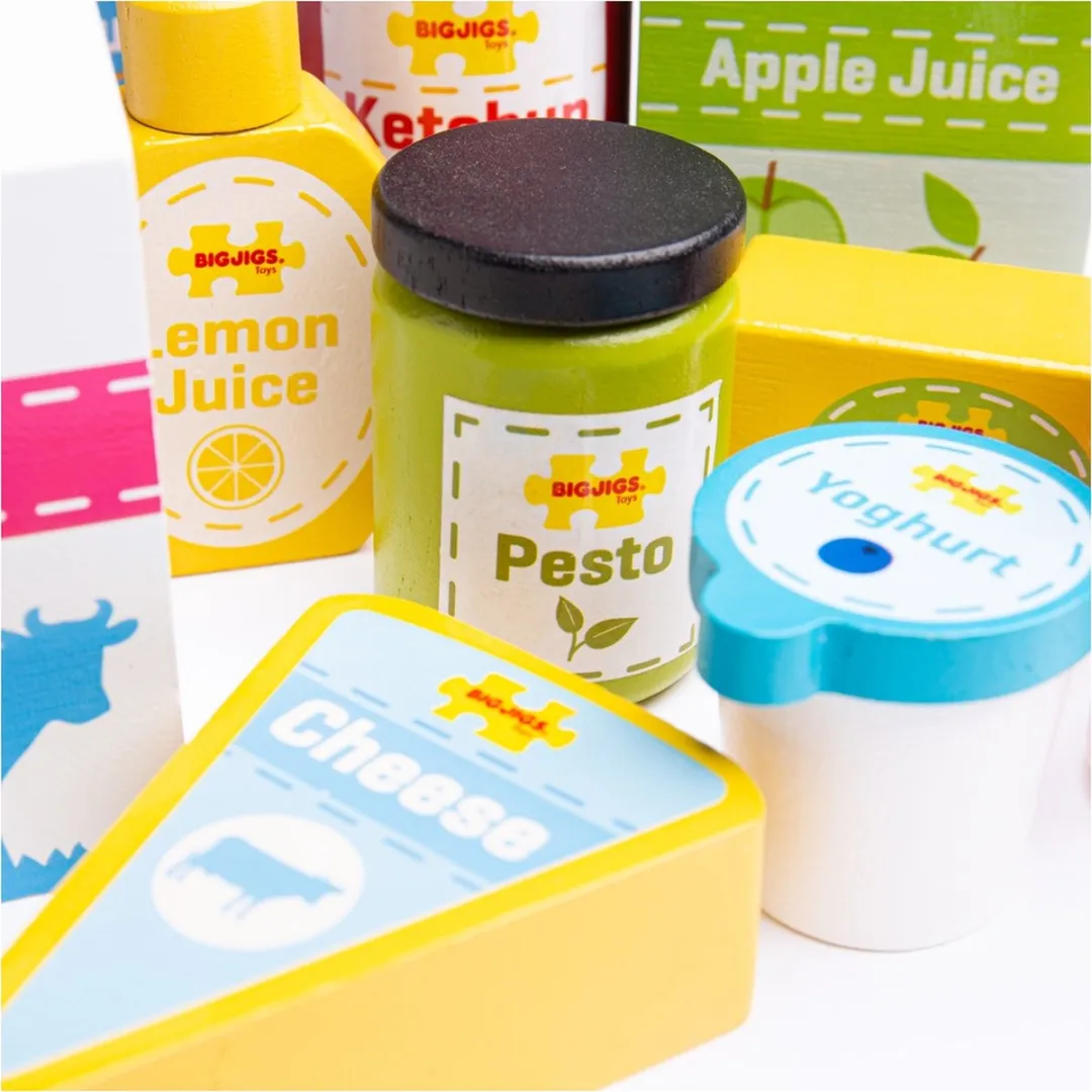 BIGJIGS Speelgoed Koelkast - Meerdere kleuren