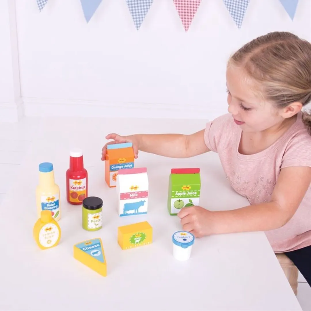 BIGJIGS Speelgoed Koelkast - Meerdere kleuren