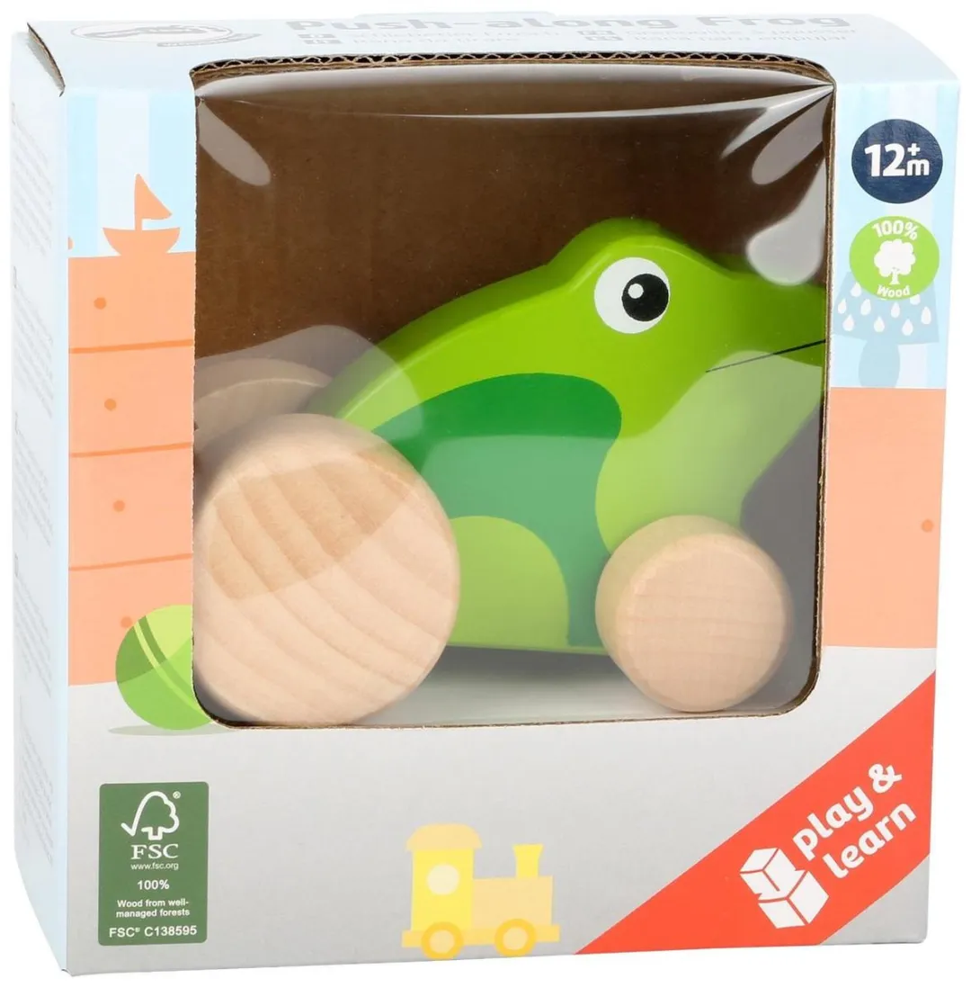 Small Foot Push-along Frog 20170588 - Groen